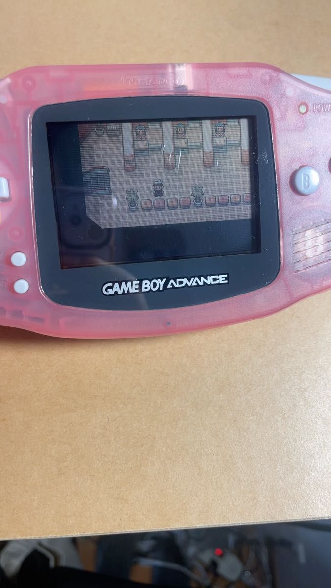 【動作確認済み】ゲームボーイアドバンス 本体 ゲームボーイアドバンス GBA ミルキーピンク 任天堂
