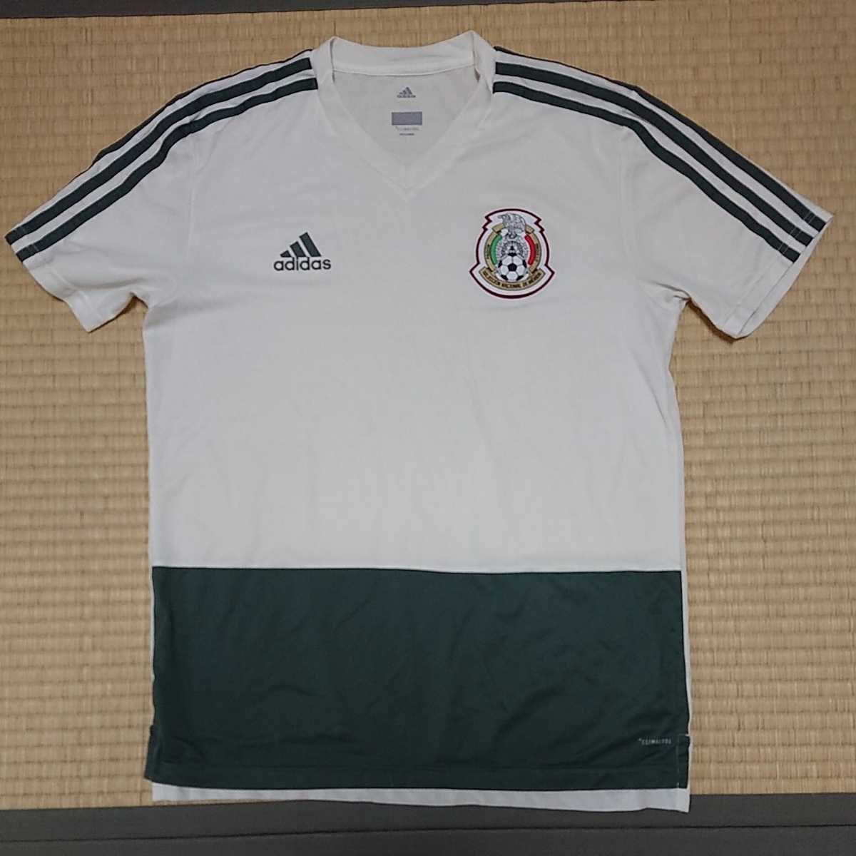 アディダス adidas メキシコ代表 Mexico プラクティスシャツ サッカー ユニフォーム_画像1