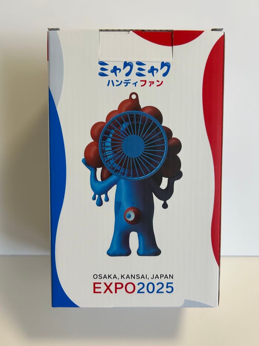 大阪関西万博限定 ミャクミャクハンディファン オリジナルストラップ付き 大阪関西万博限定 ミャクミャクハンディファン オリジナル