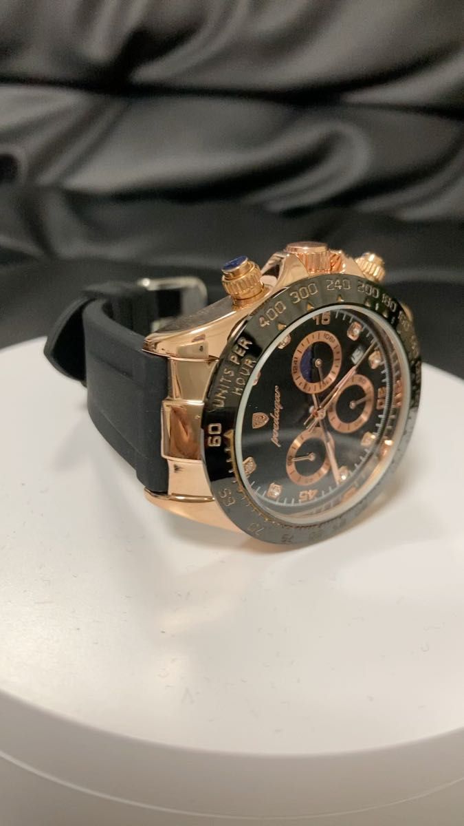 1547w 新品 高品質 メンズ腕時計 オマージュウォッチ クロノグラフ可動 防水 ダイバーズ ステンレス ジルコニア サーフィン