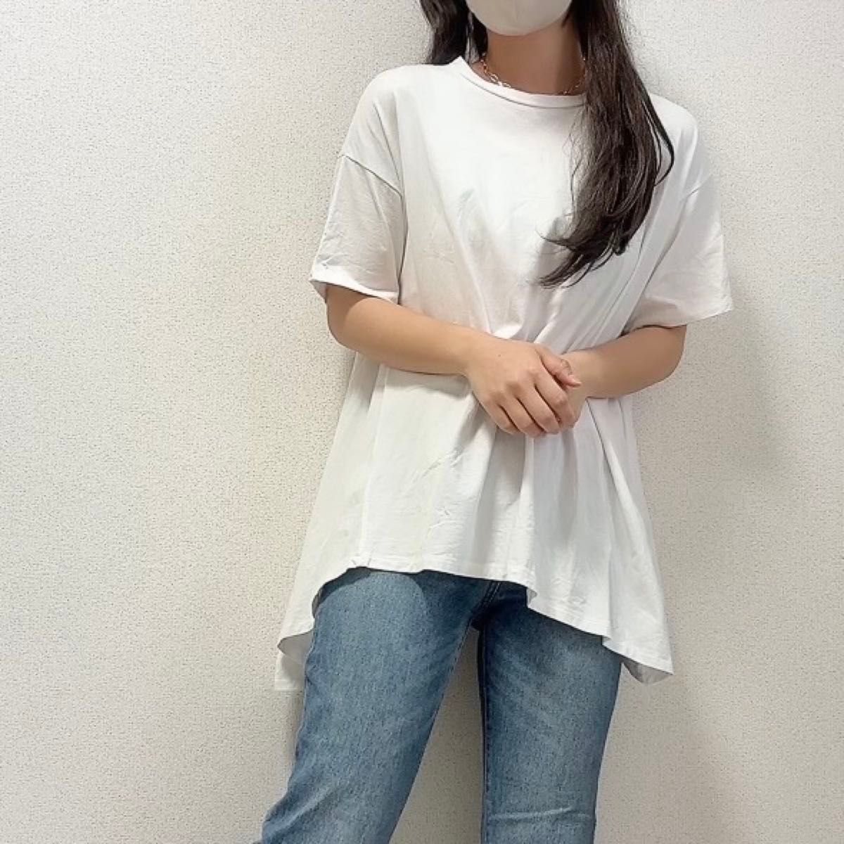 アメホリ アシメ半袖Tシャツ