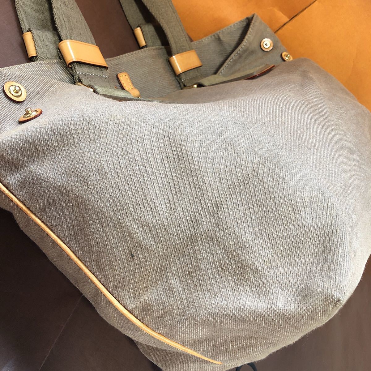 ルイ ヴィトン プランソレイユ カバ PM トートバッグ M94144 LOUIS