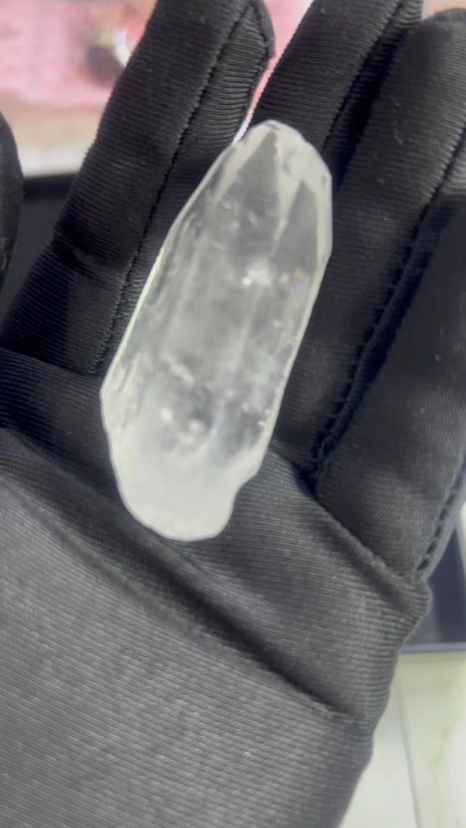 水晶ポイント 虹入り