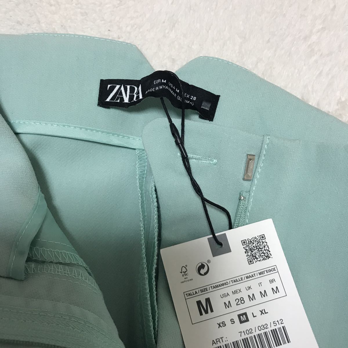 ヤフオク Zara ハイウエストパンツ ミントグリーンパンツ ヤフオク Zara ハイウエストパンツ ミントグリーンパンツ