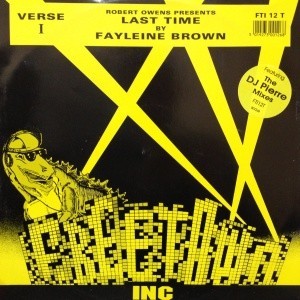 12inchレコード FAYLEINE BROWN / LAST TIME_画像1