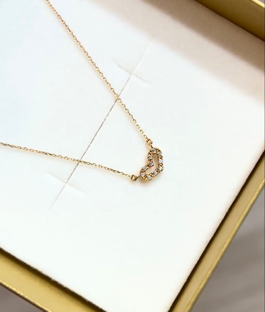 WISP 18K YG ダイヤモンドネックレス イエローゴールド