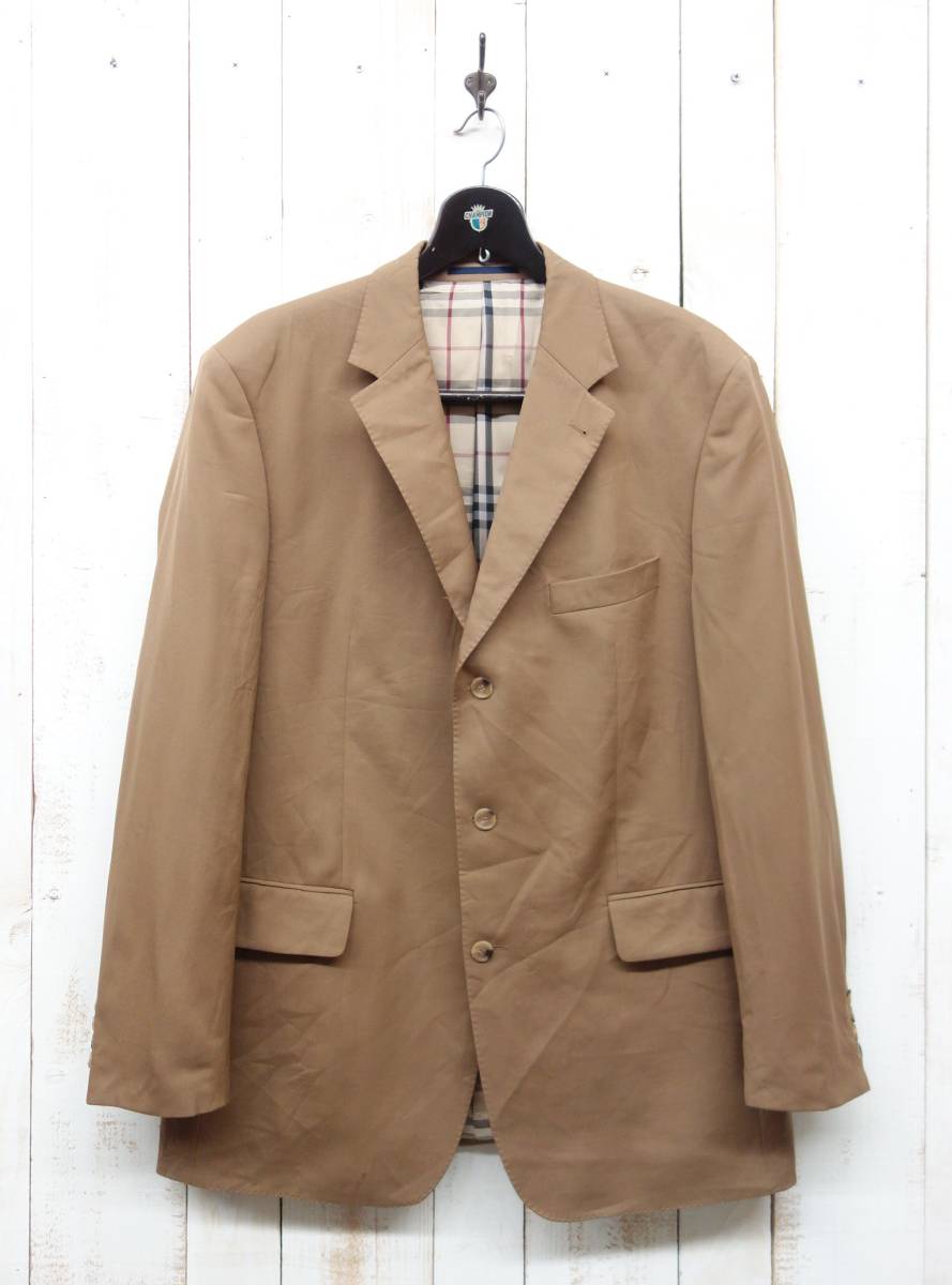 正規品 レトロ ヨーロッパ古着 *BURBERRY LONDON *合物 3シーズン *SUPER100'S 54*3ボタン *テーラードジャケット ブレザー バーバリー テーラードジャケット、ブレザー 正規品 レトロ ヨーロッパ古着 *BURBERRY LONDON *合物 3シーズン *SUPER100'S 54*3ボタン *テーラードジャケット ブレザー バーバリー テーラードジャケット、ブレザー