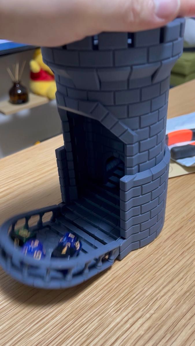 簡単リロール ダイスタワー ボードゲーム用 3Dプリント品