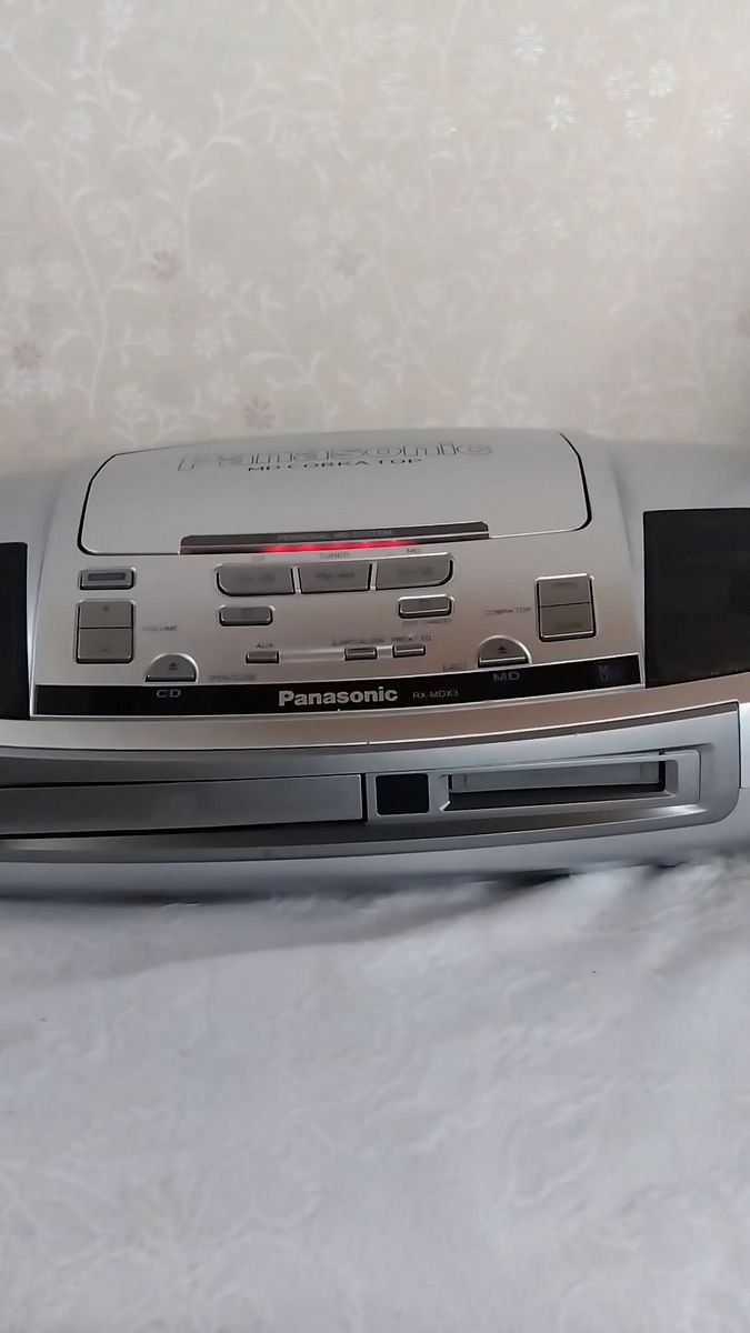 PANASONIC MDコブラトップ RX-MDX3 電源コード、AMアンテナ付き
