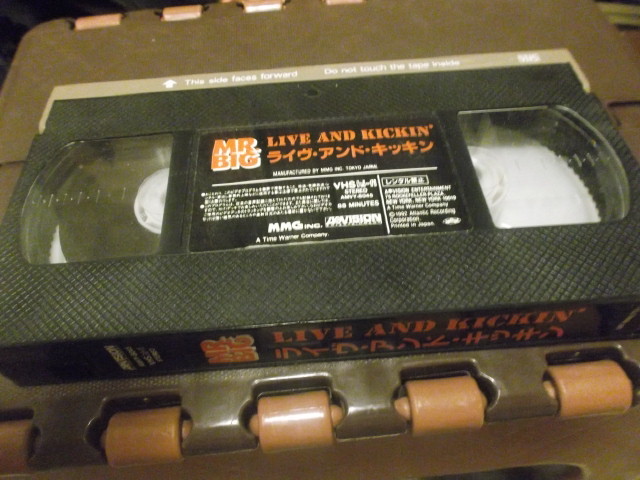 MR．BIG　LIVE×２　ポールギルバート教則ビデオ×１　VHS_画像3