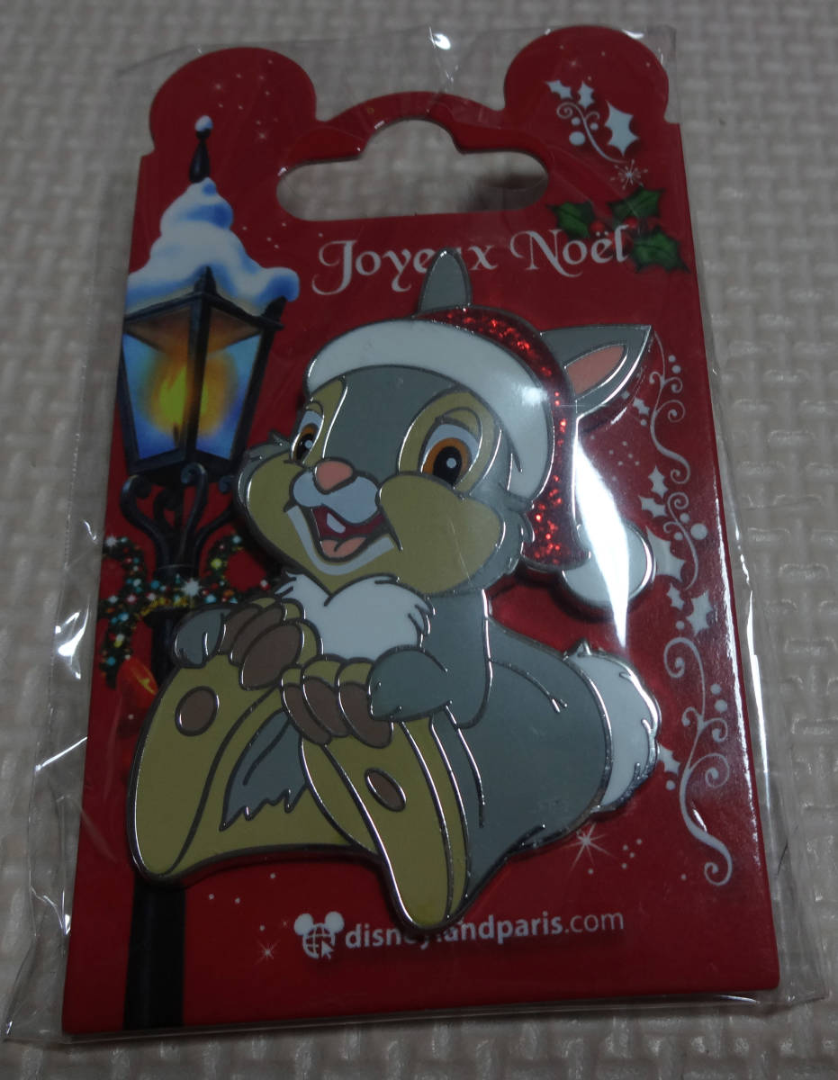  Disney Paris .... Christmas Bambi rare abroad pin badge pin z pin bachi limitation 