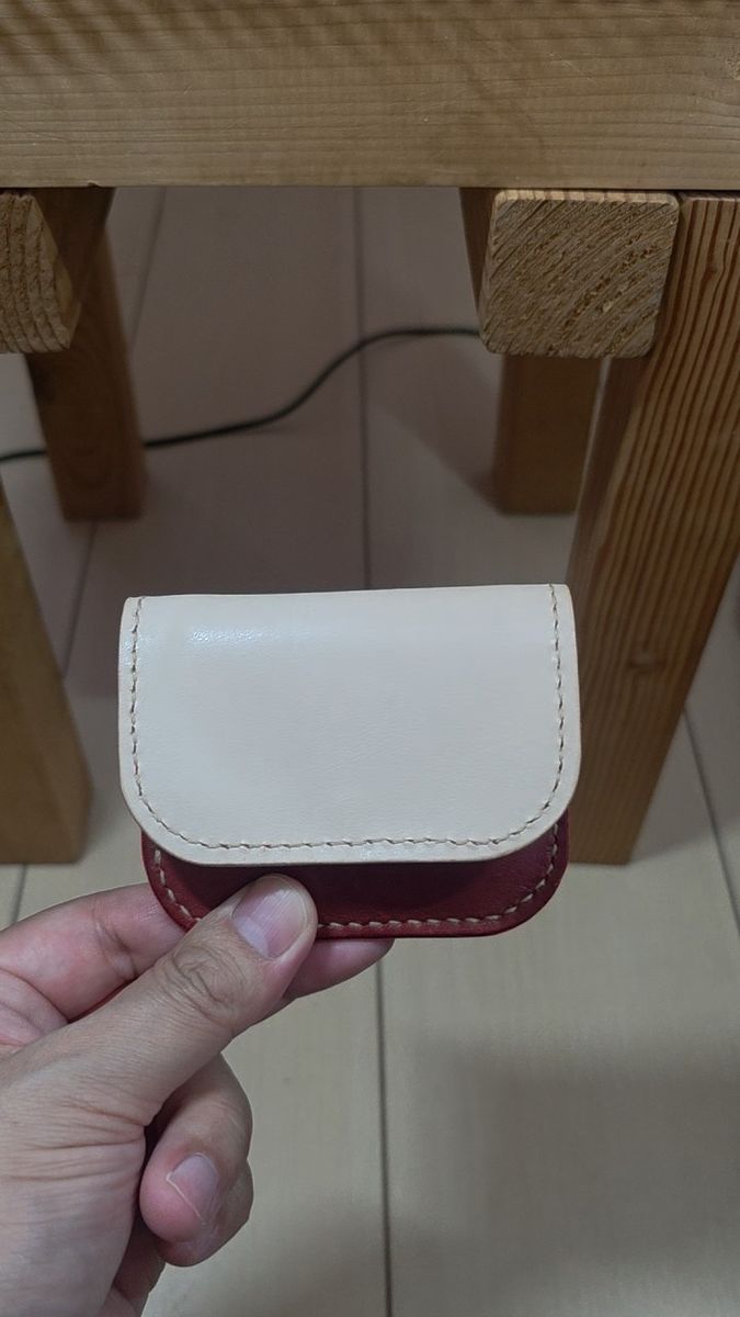 小銭入れ コインケース 本革 ヌメ革 ハンドメイド