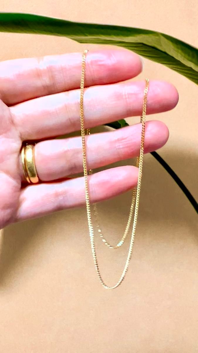K18 18金 750 喜平 キヘイ チェーン ネックレス リング 指輪