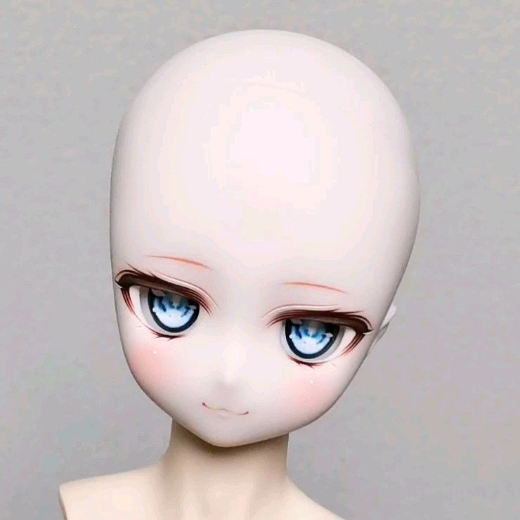 DDH-29 カスタムヘッド セミホワイト肌+カボションアイ2種