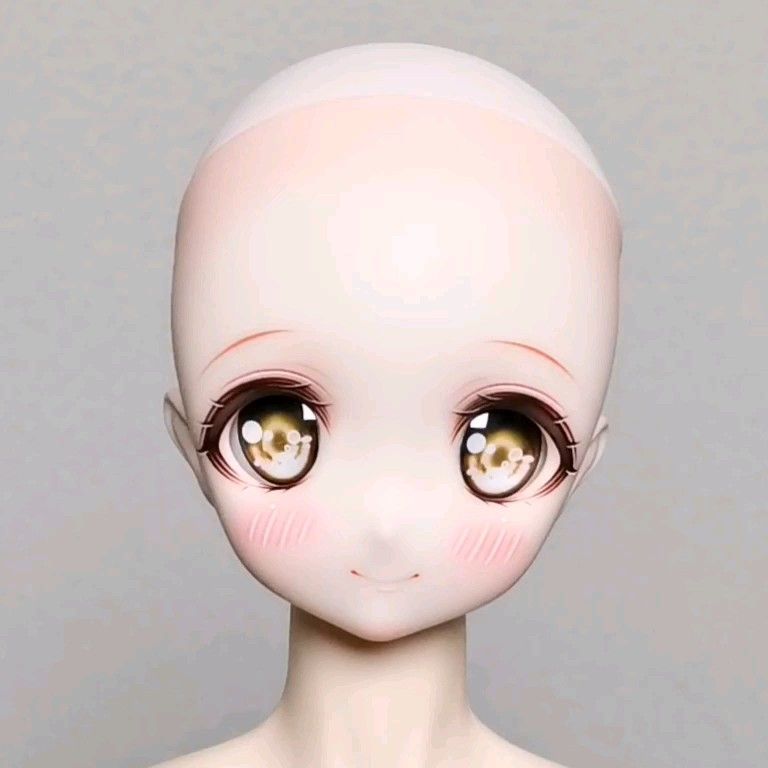 DWC-01 カスタムヘッド セミホワイト肌+カボションアイ2種