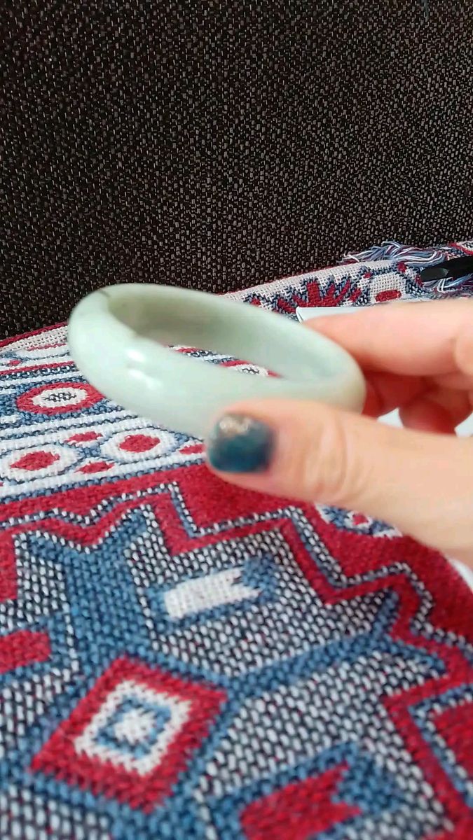 翡翠 バングル 細い腕用
