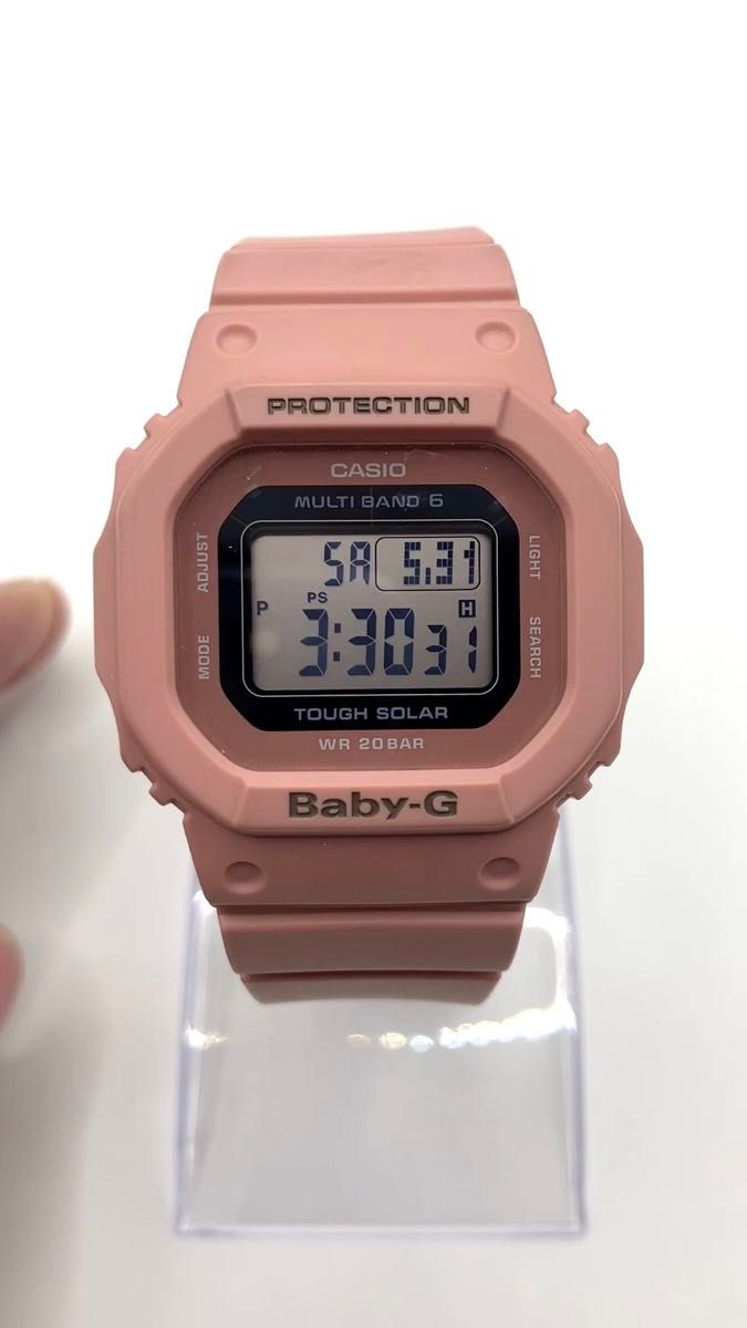 【美品】CASIO カシオ BABY-G BGD-5000UET-4JF ピンク 電波ソーラー レディース腕時計 40mm