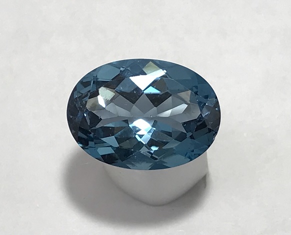 天然 ブルートパーズ　ルース　14.9ct　3.0g_画像1