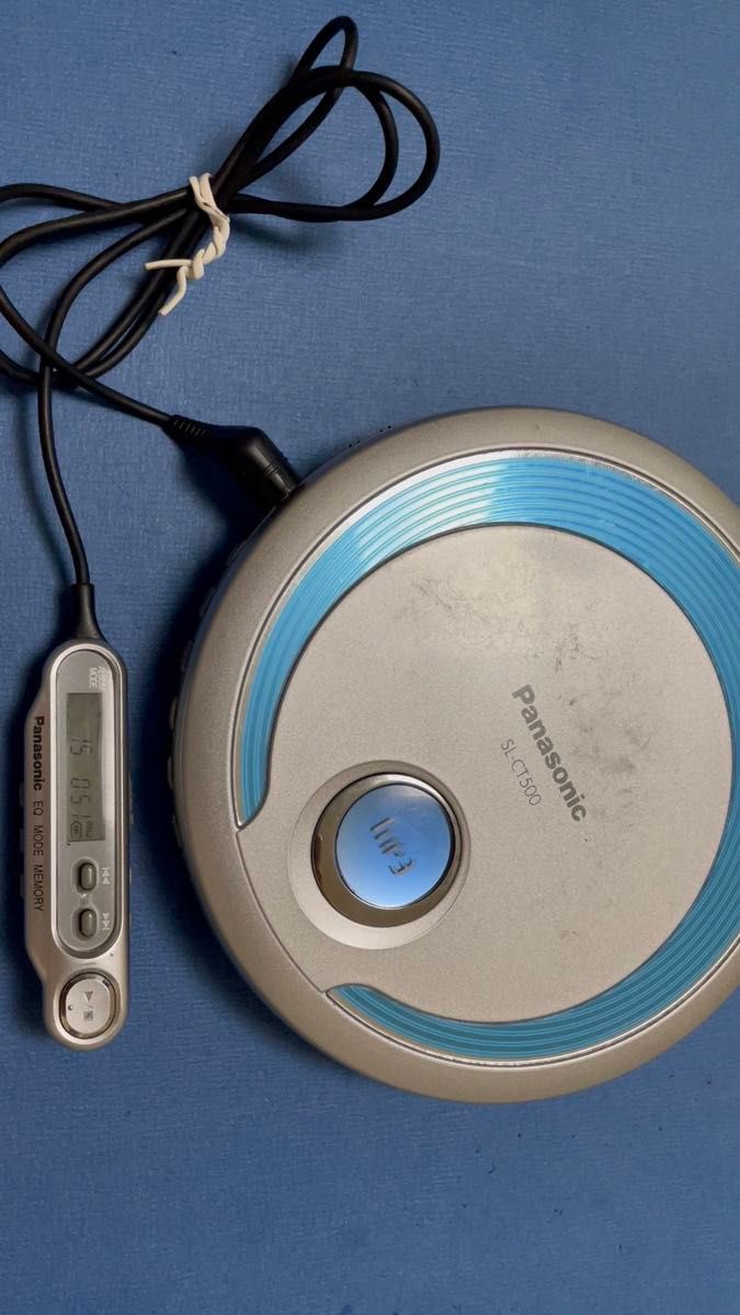 Panasonic SL-CT500 ポータブルCDプレーヤー 本体とリモコン 中古品 簡単な動作確認済み