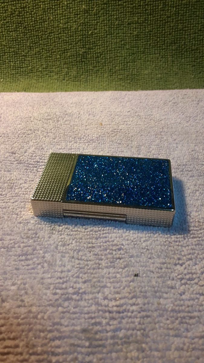 Chapado en Laton シルバ Azul
