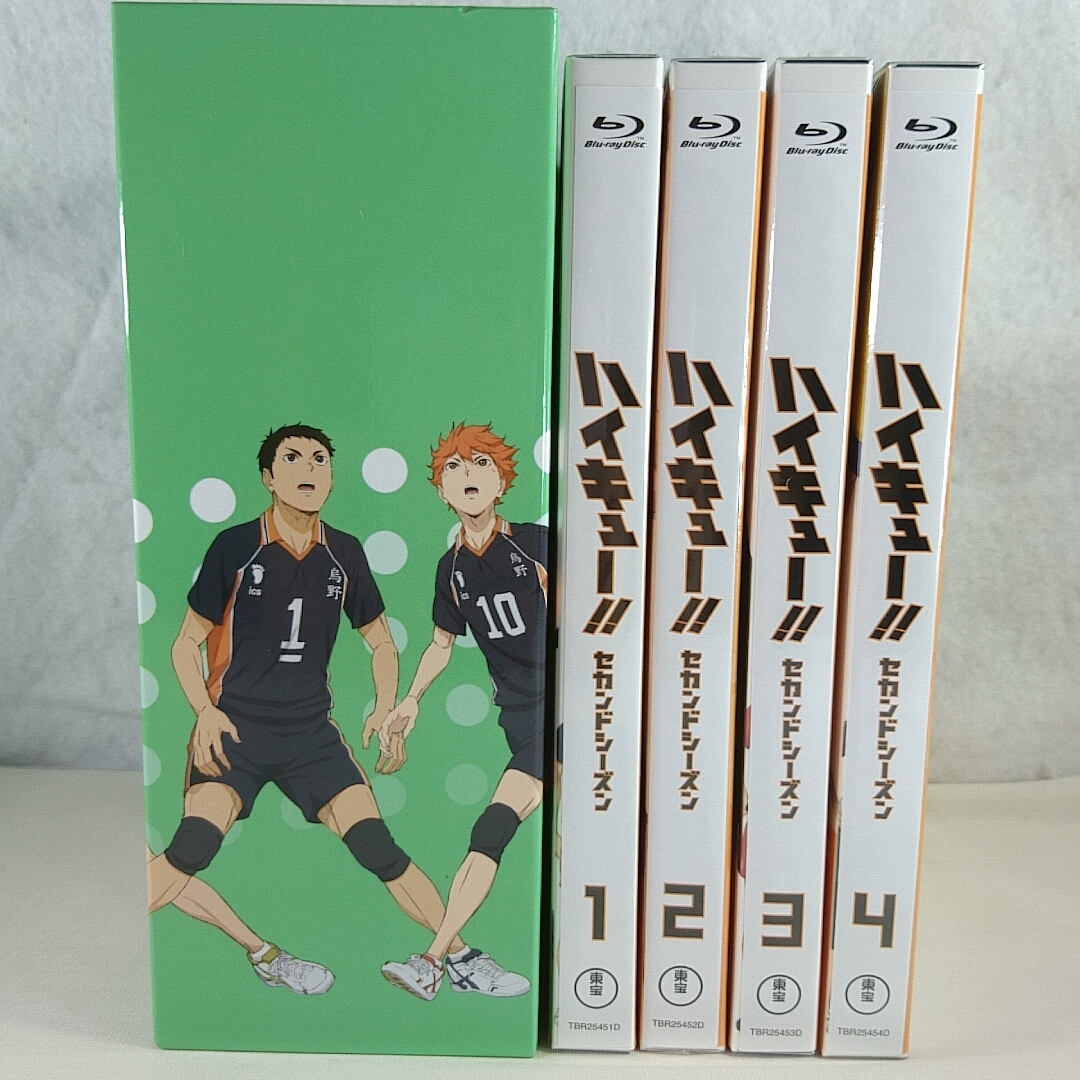 人気激安 ハイキュー セカンドシーズン 1期 2期 blu-ray版 限定BOX付き