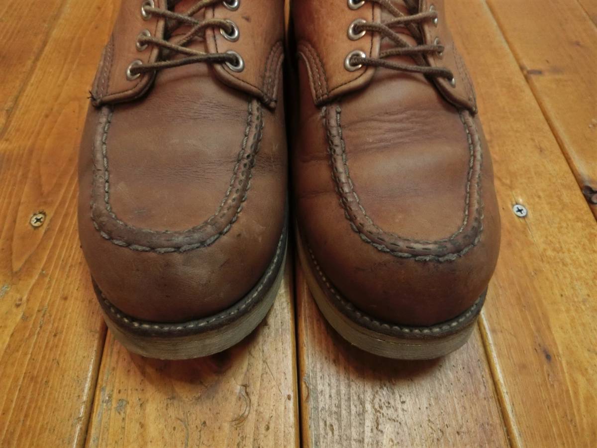 70s 80s REDWING レッドウィング プリント羽根タグ オックスフォード シューズ ブーツ ビンテージ 81/2 Ｄ_画像2