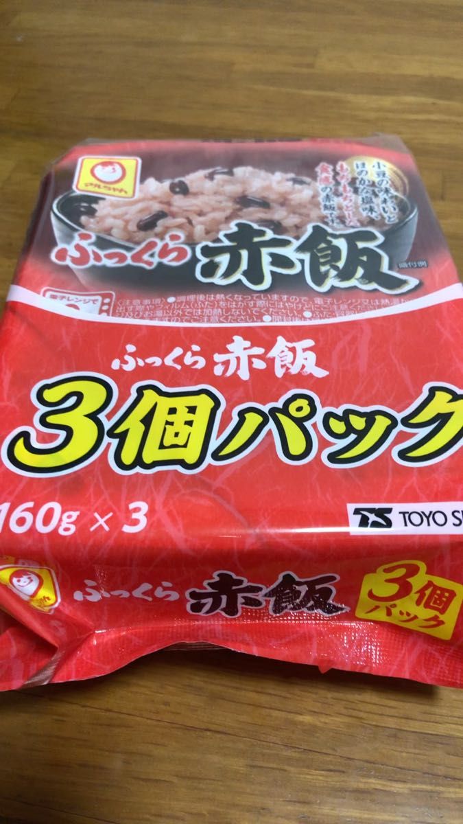 ふっくら赤飯 3個パック 東洋水産