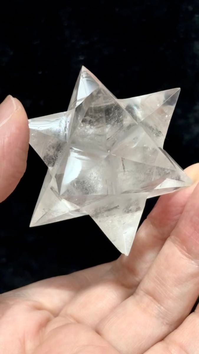 クリア水晶 アステロイド 6cm 高品質 クォーツ 水晶 パワーストーン天然石