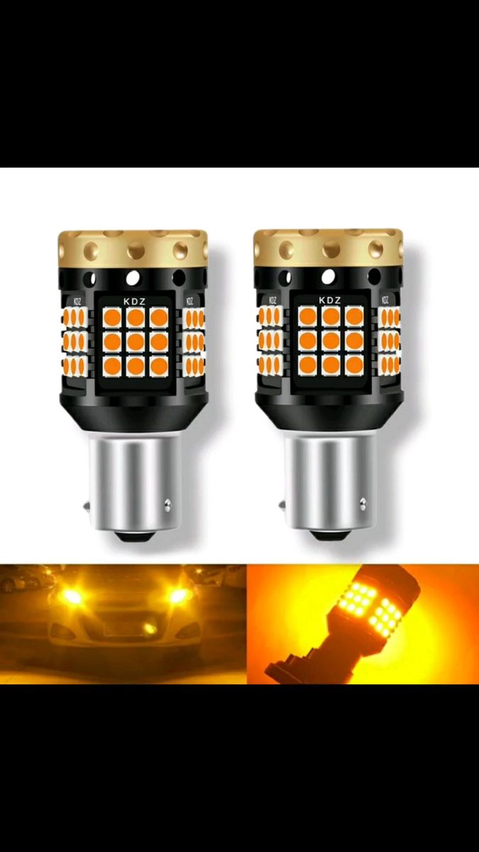 トラック対応 S25 150° BAU15S 抵抗内臓 アンバー LED ウィンカー バルブ 車 トラック 12V 24V
