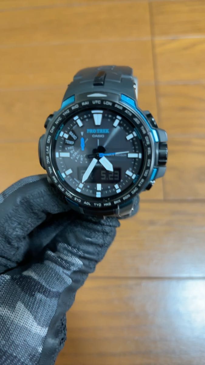 カシオ プロトレック PRW-6100Y-1AJF 電波ソーラー 中古品です。