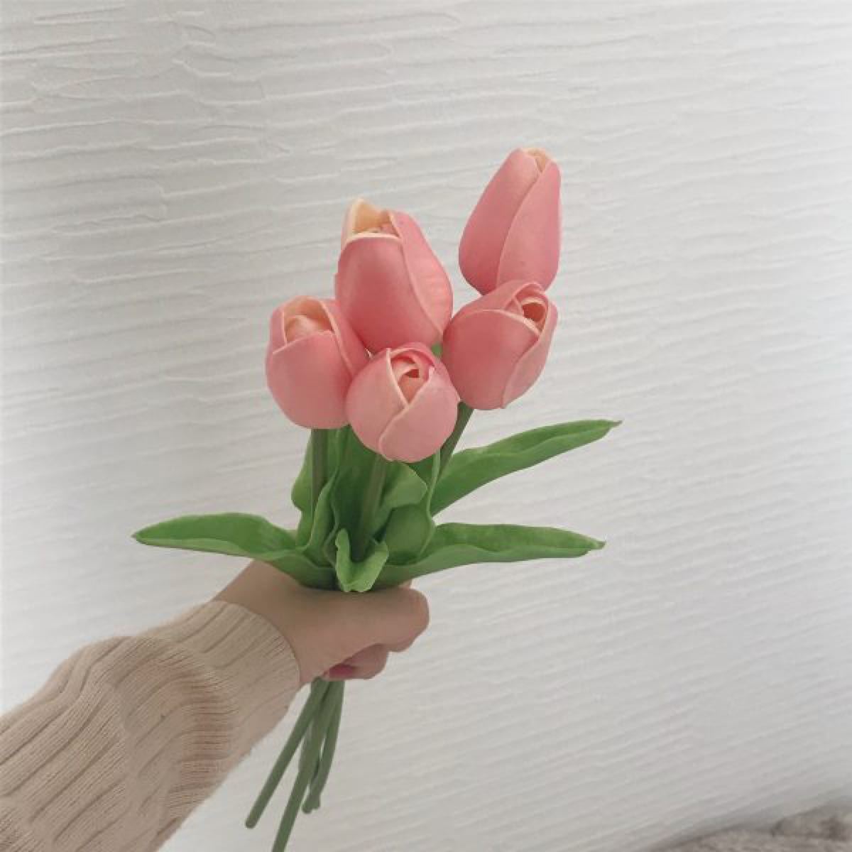 Paypayフリマ ぽってりチューリップ 造花 5本 韓国 Paypayフリマ ぽってりチューリップ 造花 5本 韓国
