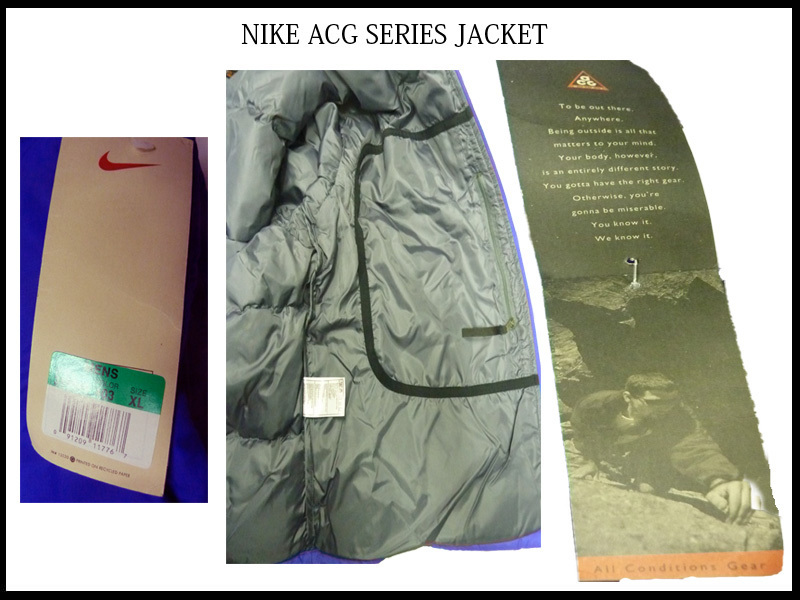 新品　ナイキ　ダウンジャケット ACG 90代 コレクタ品 Nike Down Jacket XL_画像3