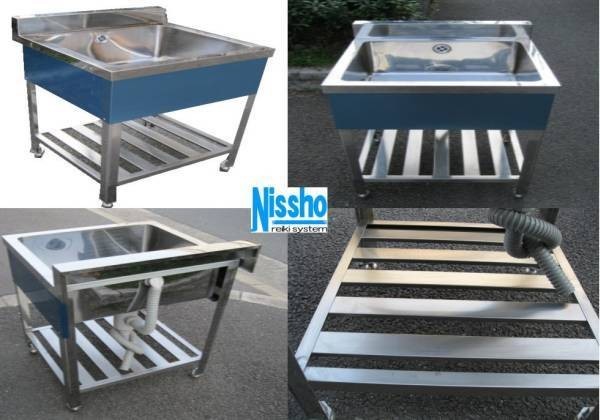 新品○ステンレス1槽シンクB付1200×600×800/890mm○厨房専門店 新品○ステンレス1槽シンクB付1200×600×800/890mm○厨房専門店
