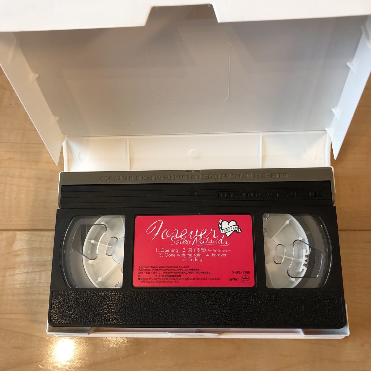 松田聖子　VHSビデオテープ　FOREVER_画像5