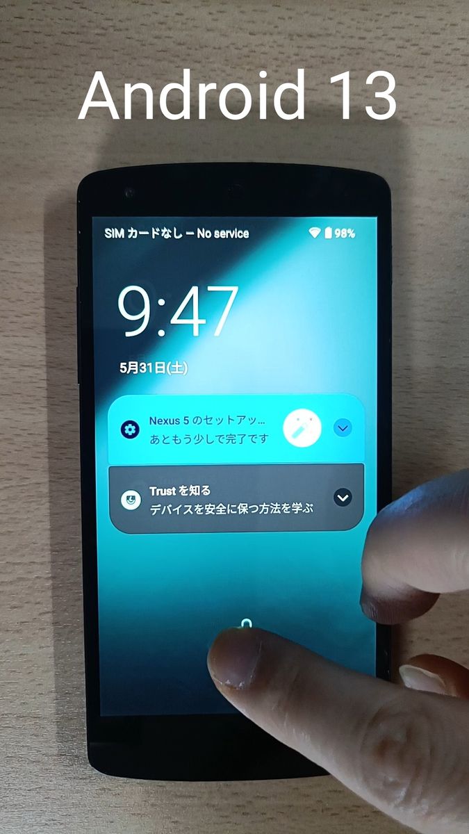 Nexus5/LG-D821/16GB/Android13/現状品②