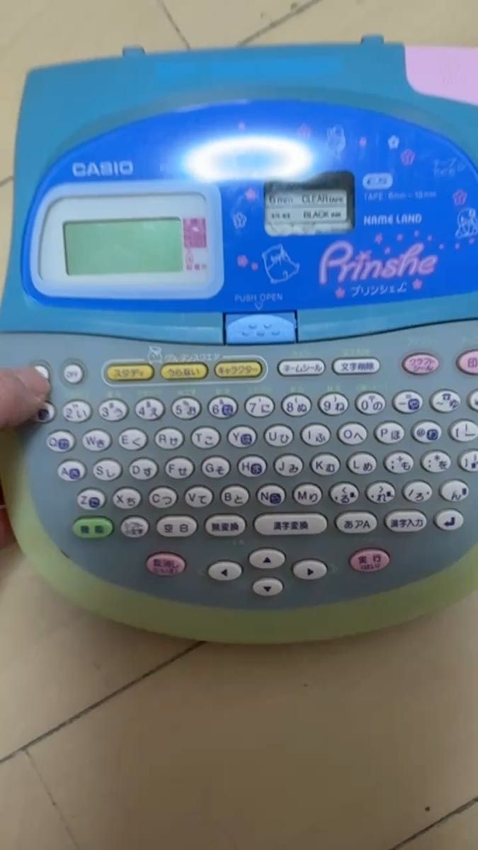 中古 CASIO KL-J200 ラベルプリンター(通電のみ確認)(動作未確認)