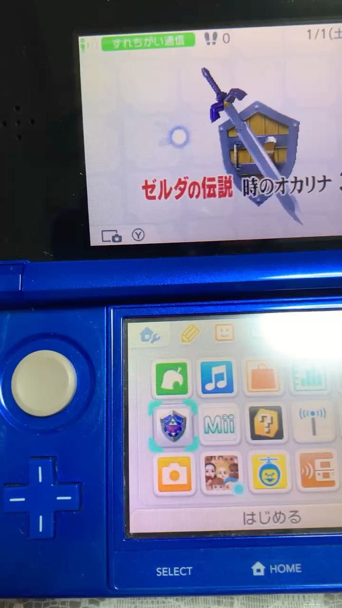@中古 Nintendo 3DS/ゼルダの伝説 時のオカリナ /ルイージマンション 2/モンスターハンター ダブルクロス/2GB