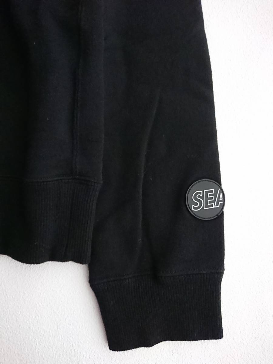 F.C.R.B.× wind and sea スウェット パーカー 黒-