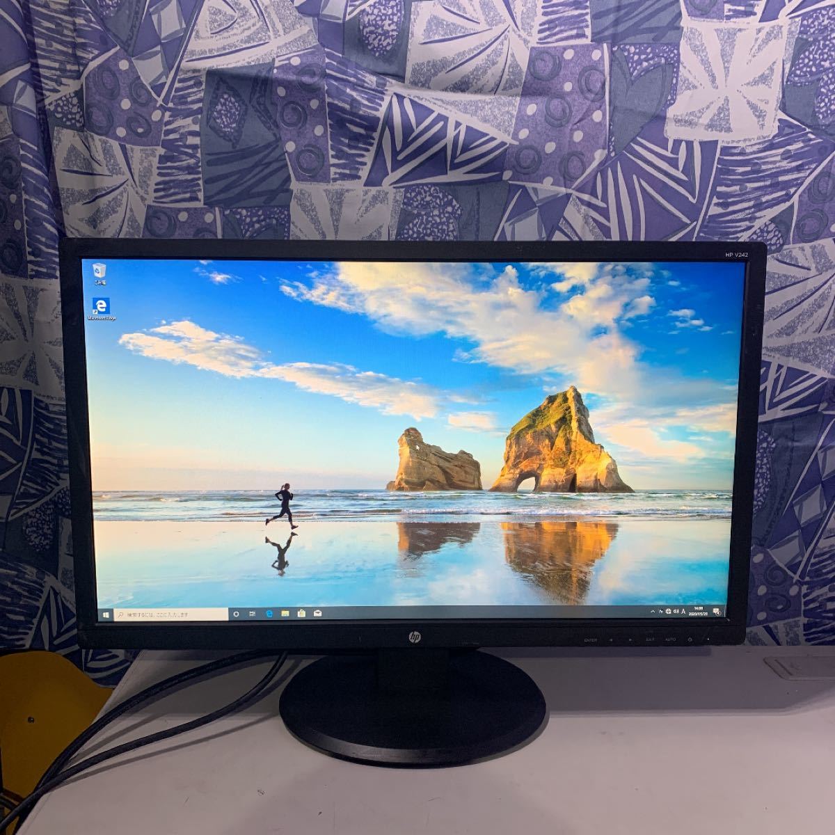 単品販売/受注生産 HP V242 24インチLEDバックライト付きモニター