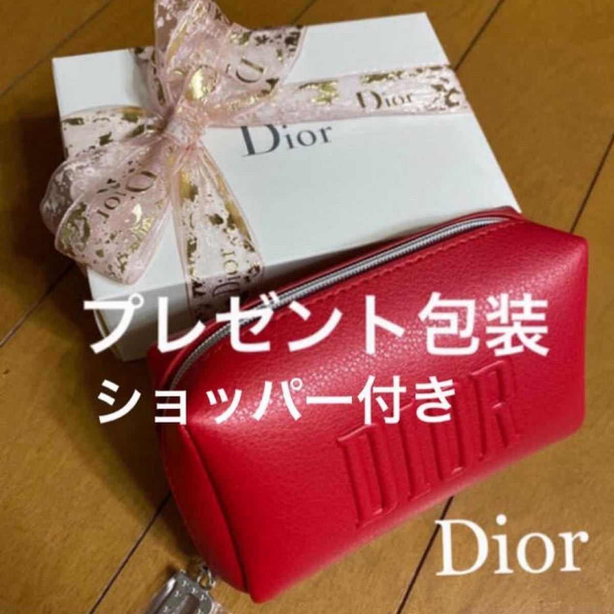 Paypayフリマ 潰さずに発送 Dior ディオール ノベルティ ポーチ レッド 赤 ショッパー Paypayフリマ 潰さずに発送 Dior ディオール ノベルティ ポーチ レッド 赤 ショッパー