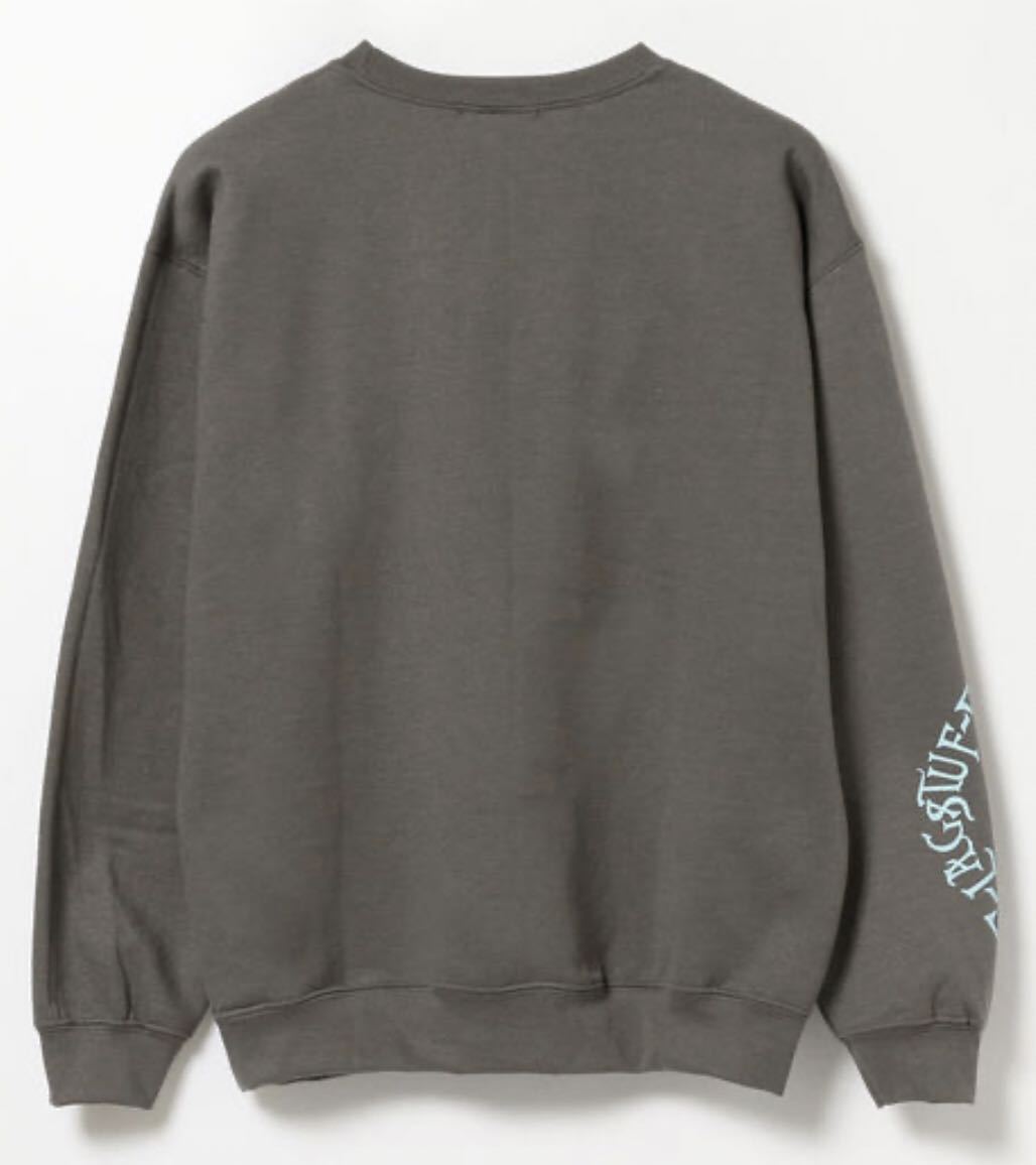 新品 ビームス フラッグスタッフ MONSTER CREWNECK SWEAT カラー/GREY Sサイズ カマチョ_画像3