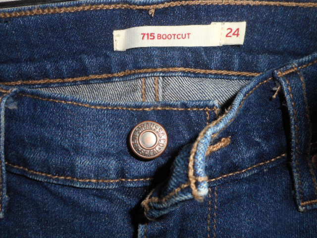 Levi's リーバイス 715 ブーツカット デニム W24 実寸W68 ストレッチ_画像3