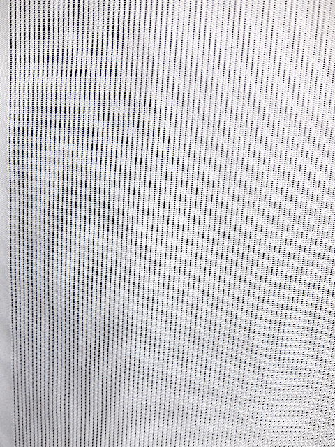 M4974) 化繊縦絽ハギレ　巾37cm　長さ約740cm　難あり
