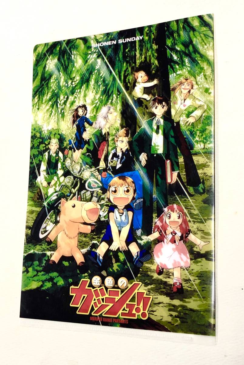ヤフオク 即決 珍品 未使用 クリアファイル 金色のガッシ ヤフオク 即決 珍品 未使用 クリアファイル 金色のガッシ