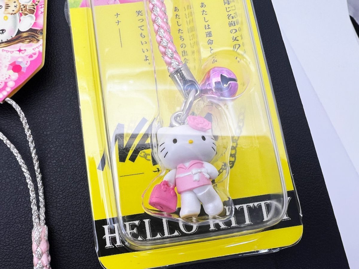 【 開梱 設置?無料 】 新品未開封 ☆希少 ハローキティ ゴスロリ ストラップ 根付け ストラップ