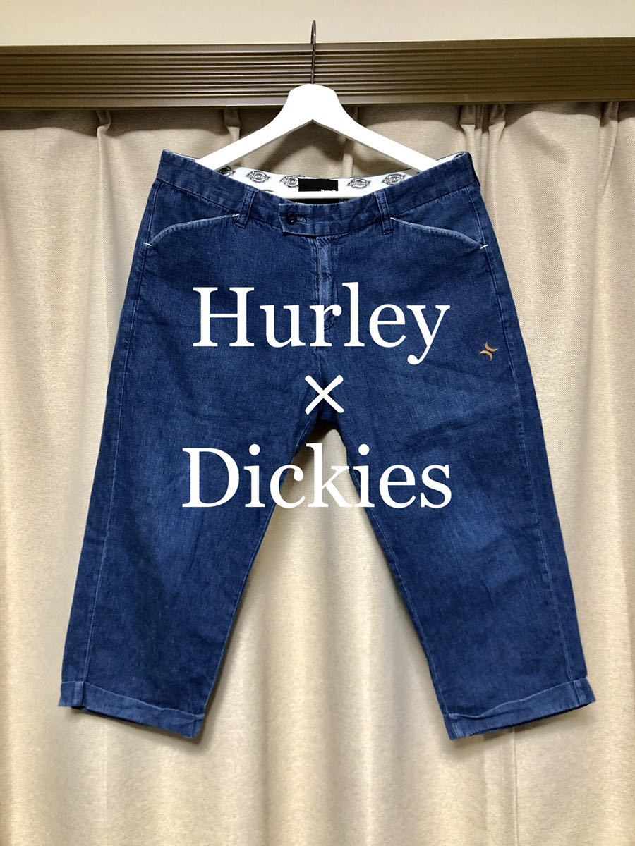 Hurley×Dickies インディゴミドルパンツ！ハーレー　ディッキーズ