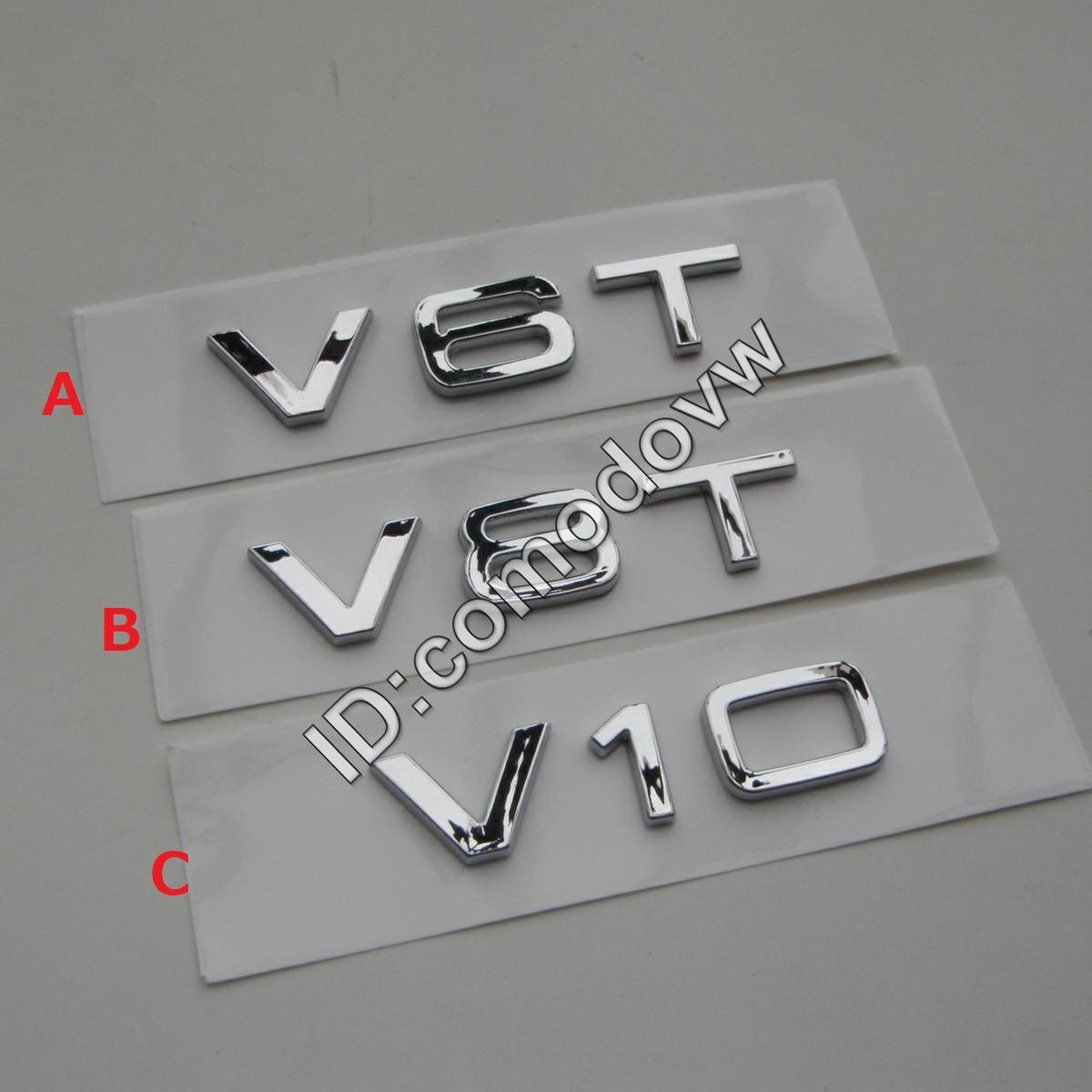 3D ABS プラスチック V6T V8T V10 レター エンブレム車 フェンダーサイドリアトランクバッジロゴステッカー アウディ TT RS7  SQ5 A8L(海外商品購入代行)｜売買されたオークション情報、yahooの商品情報をアーカイブ公開 - オークファン（aucfan.com）