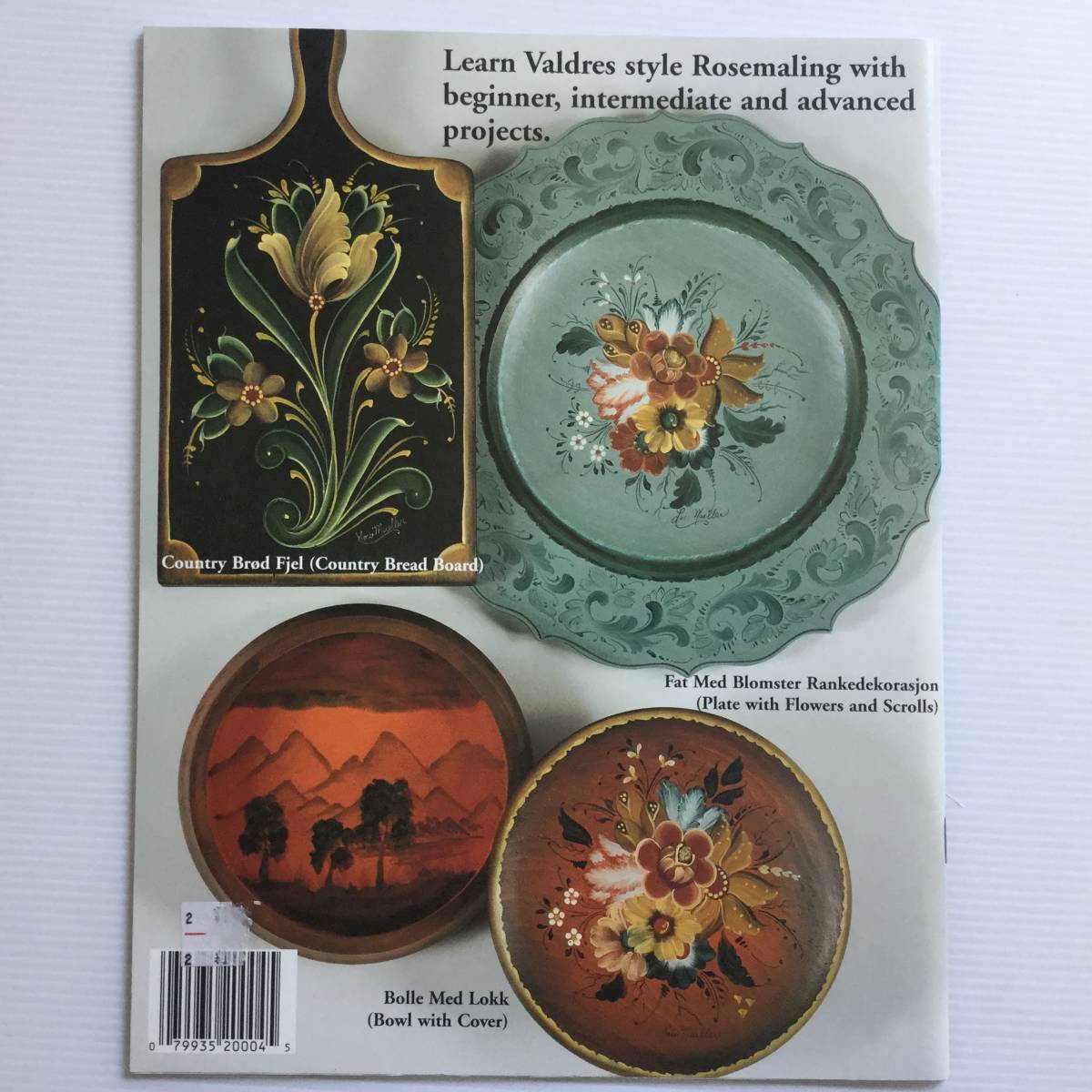 手芸図案 ■ARTBOOK_OUTLET■ 81-127 ★ 送料無料！レア ローズマリング ROSEMALING 初級 中級者向け VALDRES TOLE トール デザイン ブック