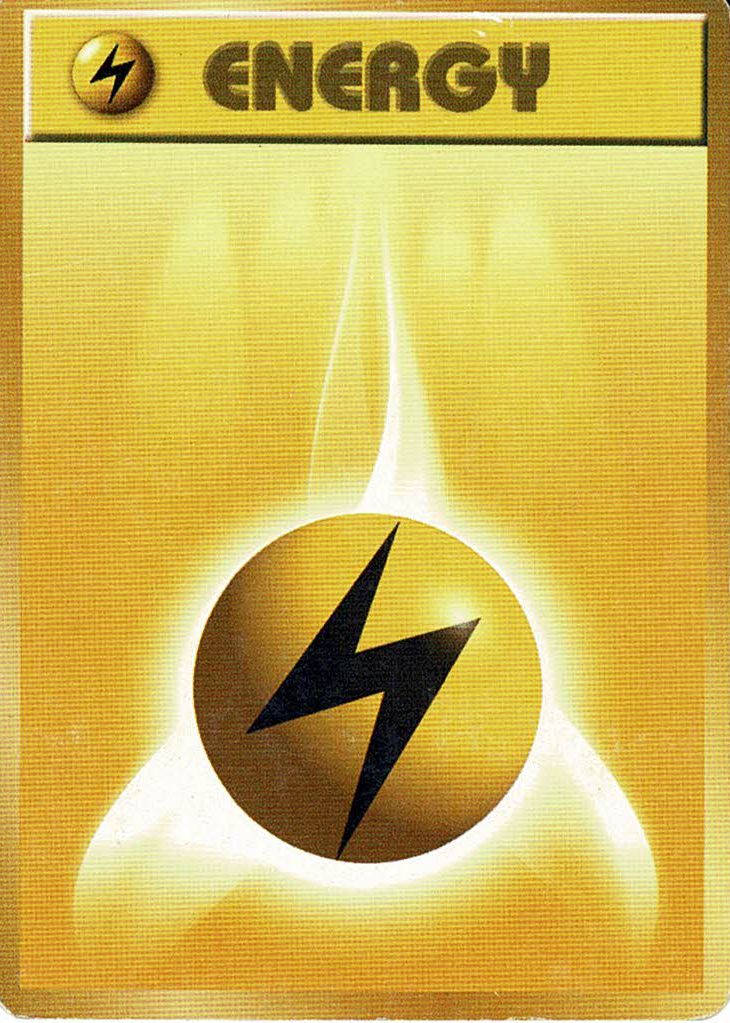 [数量あり] [旧裏] 基本雷エネルギー ポケモン カード ゲーム ポケカ PCG_画像1
