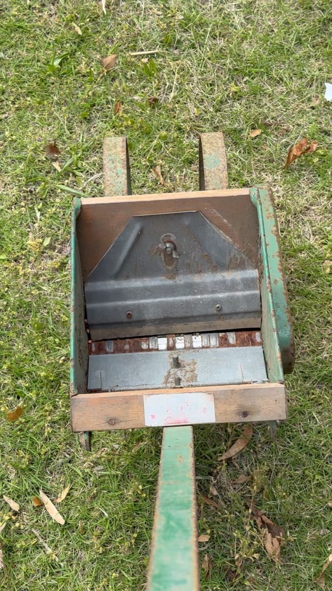 ニチリン 手押し種まき機 レトロ 古道具 アンティーク 農具